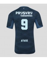Feyenoord Ayase Ueda #9 Vieraspaita 2025-26 Lyhythihainen